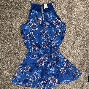 Japna Blue Floral Romper